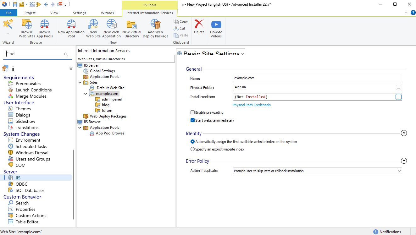 Configuring IIS Configuring IIS
