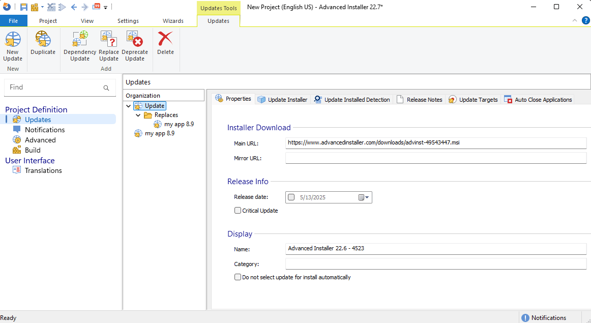Updates Project Updates Project