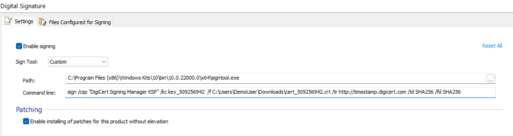 DigiCert custom SignTool.png