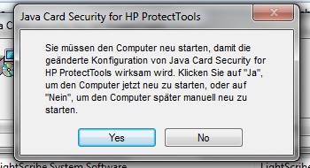 Restart message displayed when the user uninstalls the product