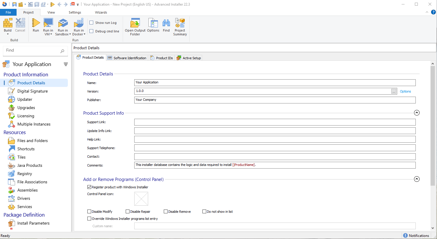 Launch Conditions page in Advanced Installer Launch Conditions page in Advanced Installer