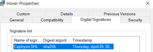 Digital signature properties Digital signature properties