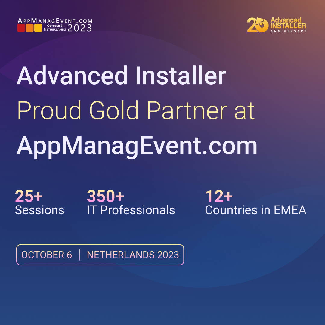 Join Advanced Installer at AppManagEvent 2023