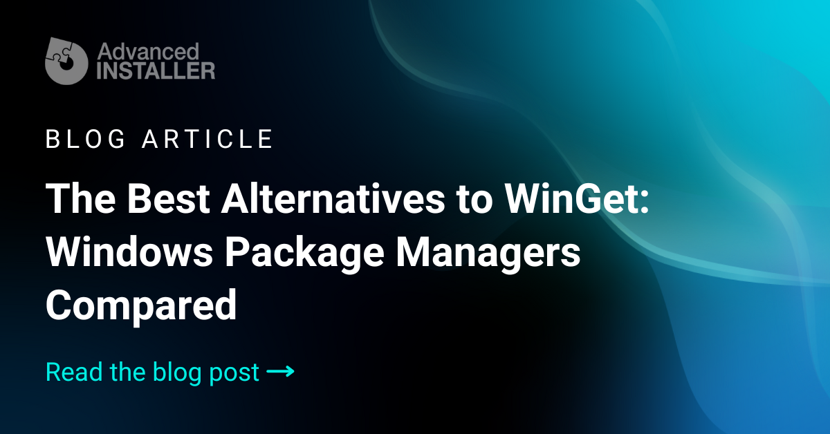 Best alternative to winget windows package manager