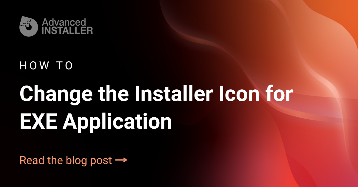 Change exe installer icon