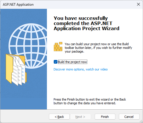 Build your ASP.NET project Build your ASP.NET project