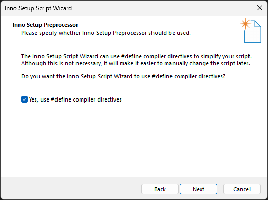 Use #define compiler directives in Inno Setup Use #define compiler directives in Inno Setup