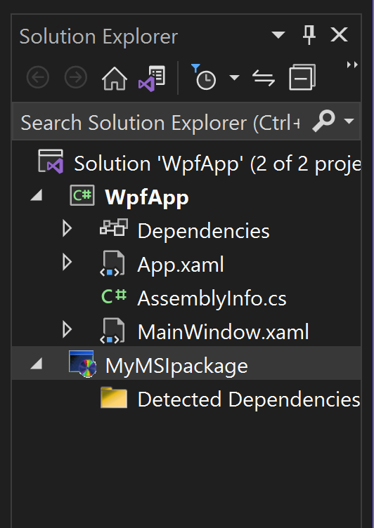 Solution Explorer