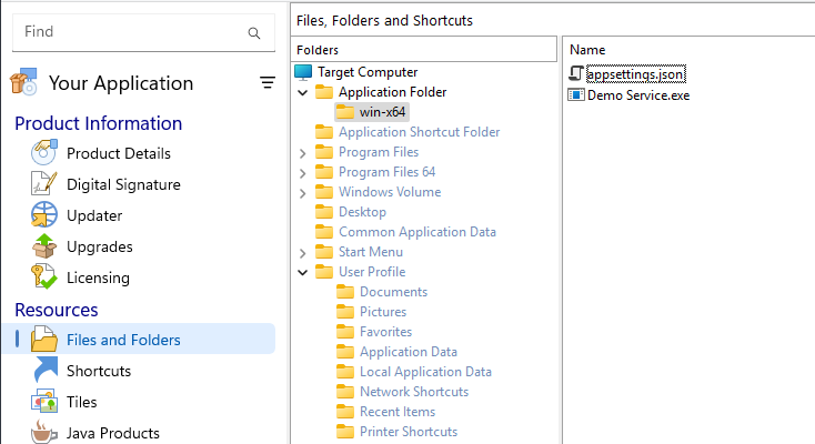 Add the publish folder Add the publish folder