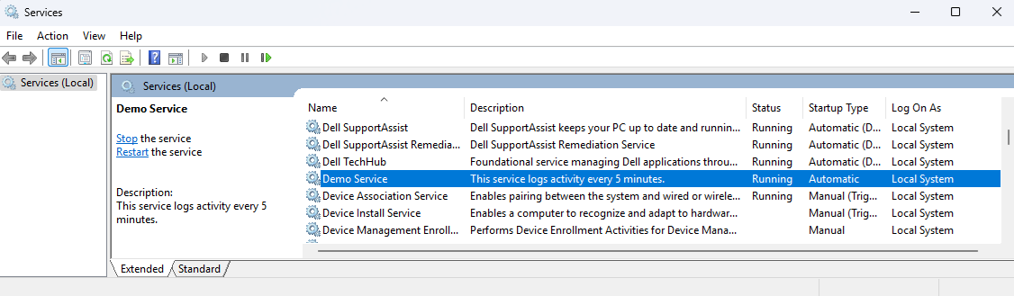 Services Console Manager Services Console Manager