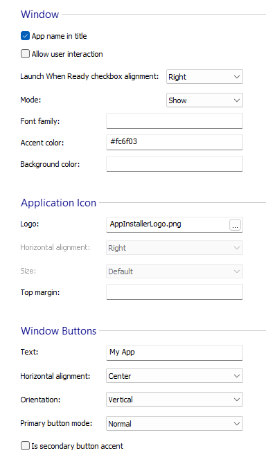 Customize the App Installer UI