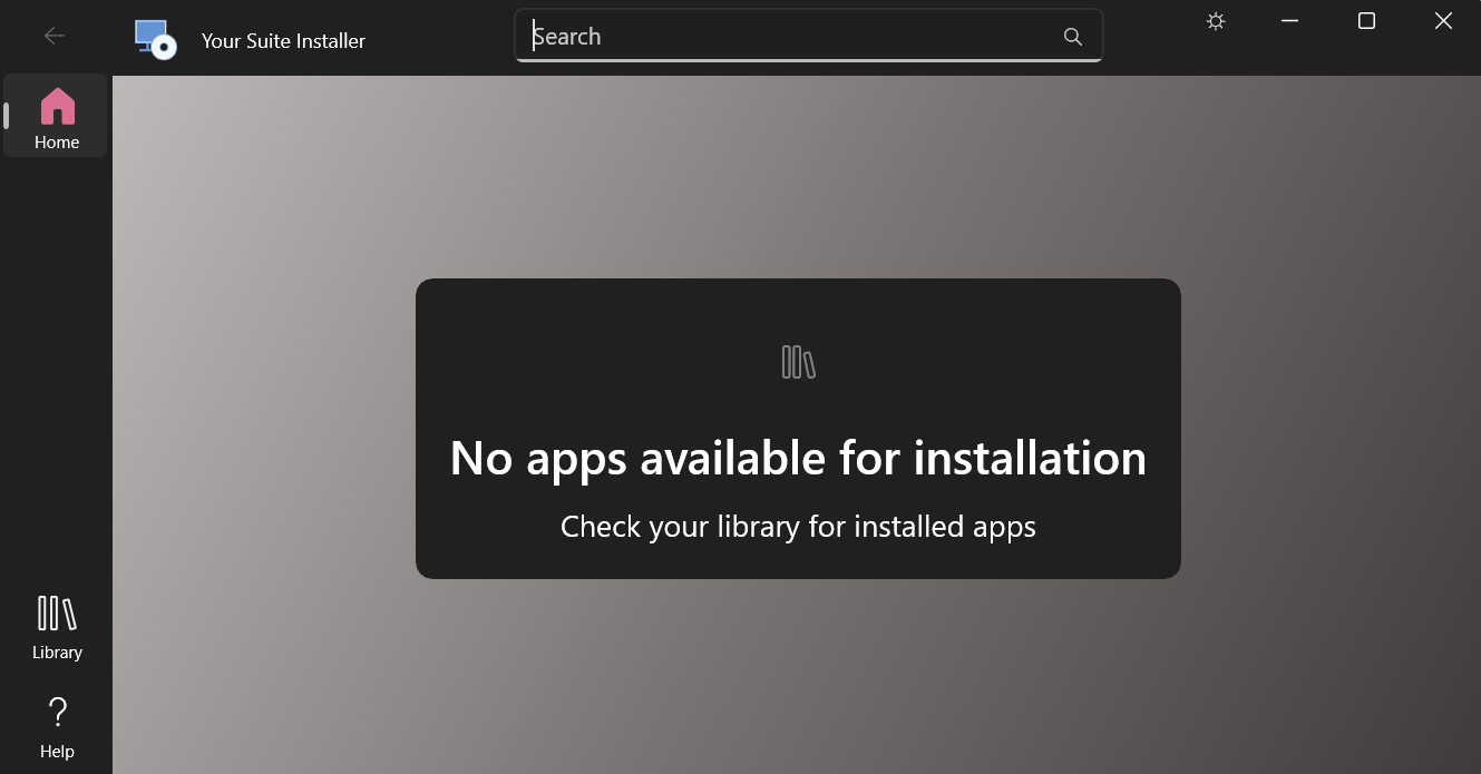 suite installer theme background color change