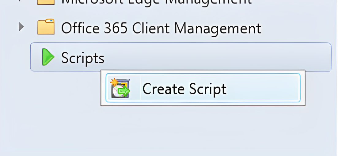 Create script