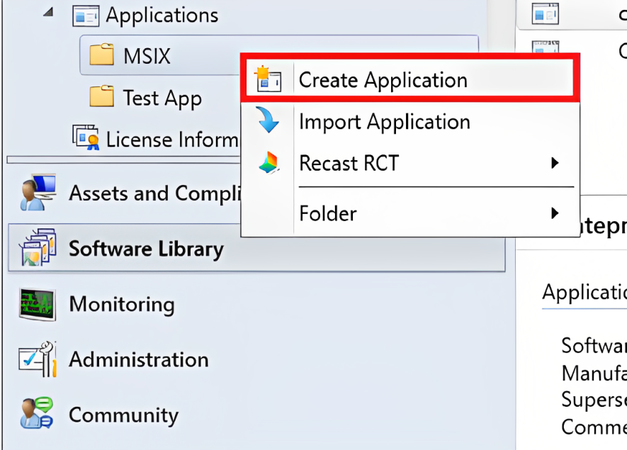 Create Application