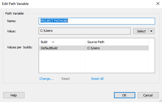 Edit Path Variable