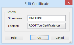 Win store app edit certificate