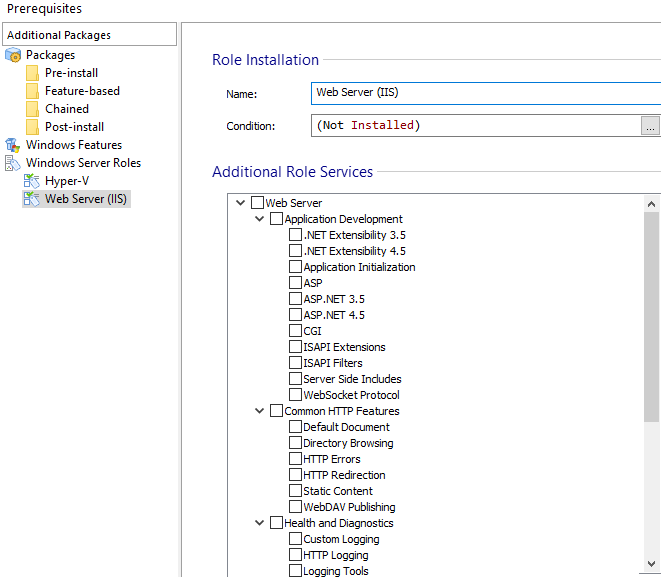 Windows Server Roles