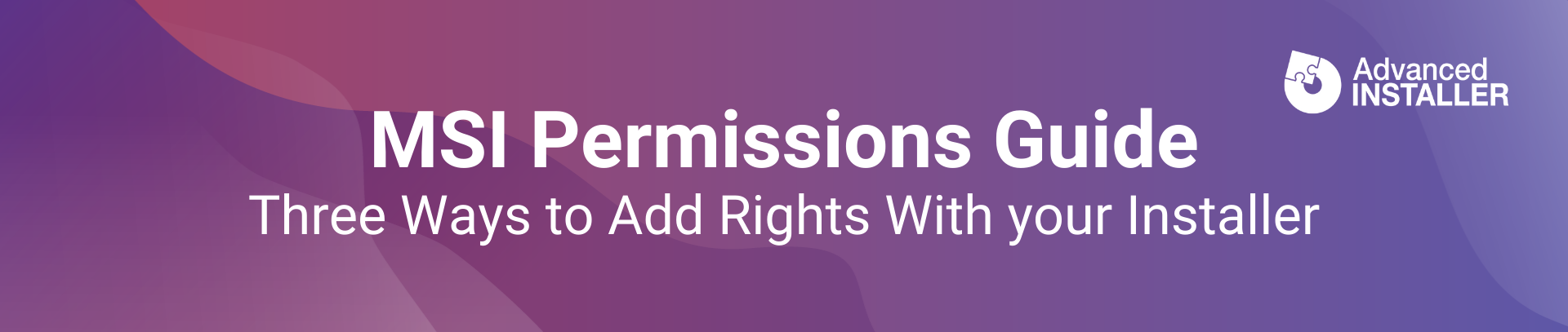 Msi permissions guide