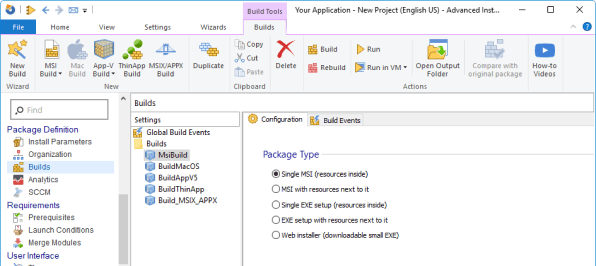 Advanced Installer Architect edition Advanced Installer Architect edition