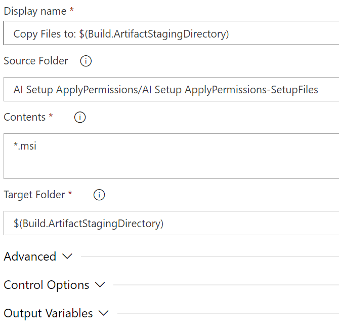 Project Settings