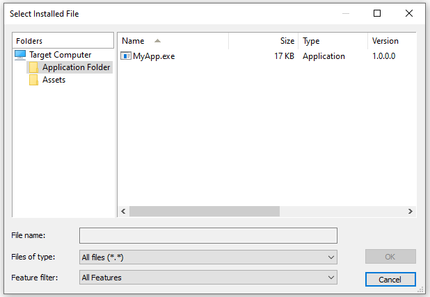 Select Target File