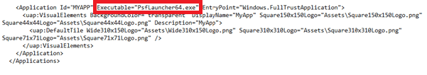 Appxmanifest - PsfLauncher