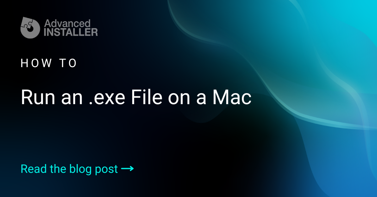How to run exe on mac