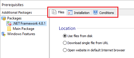 Configure the Prerequisite