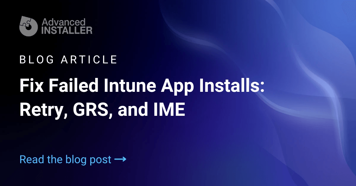 Intune application installation retries grs