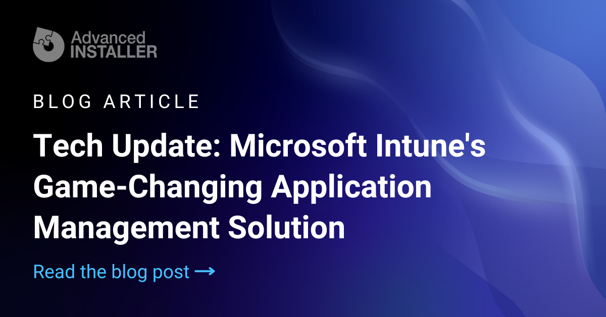 Microsoft intune application management solution