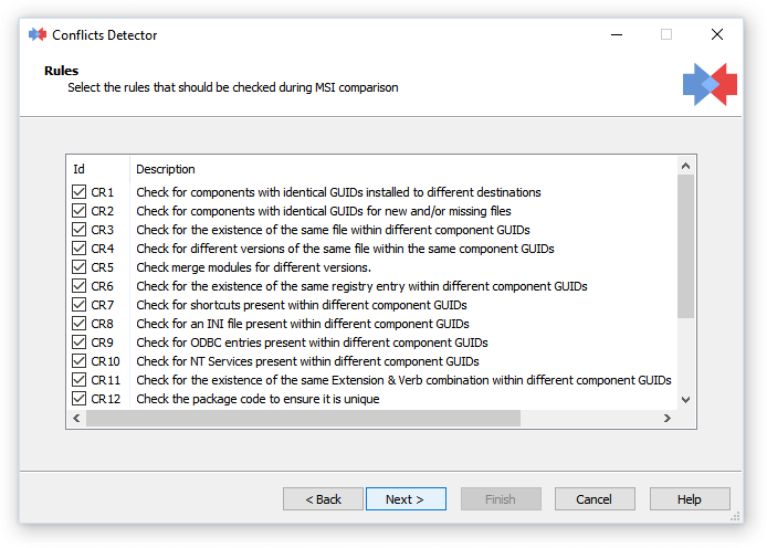 Msi conflict detector rules