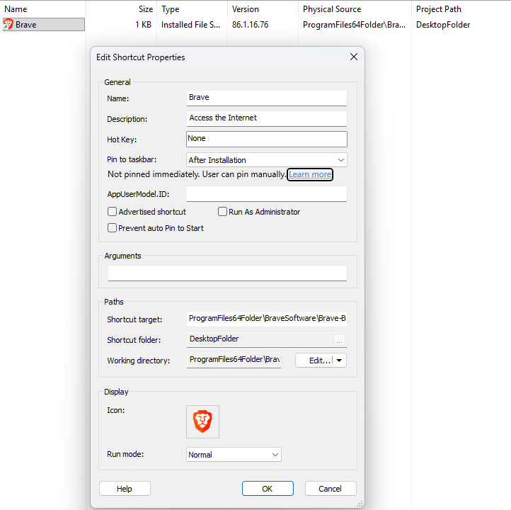 MSIX Package Fix points to the correct file destination MSIX Package Fix points to the correct file destination