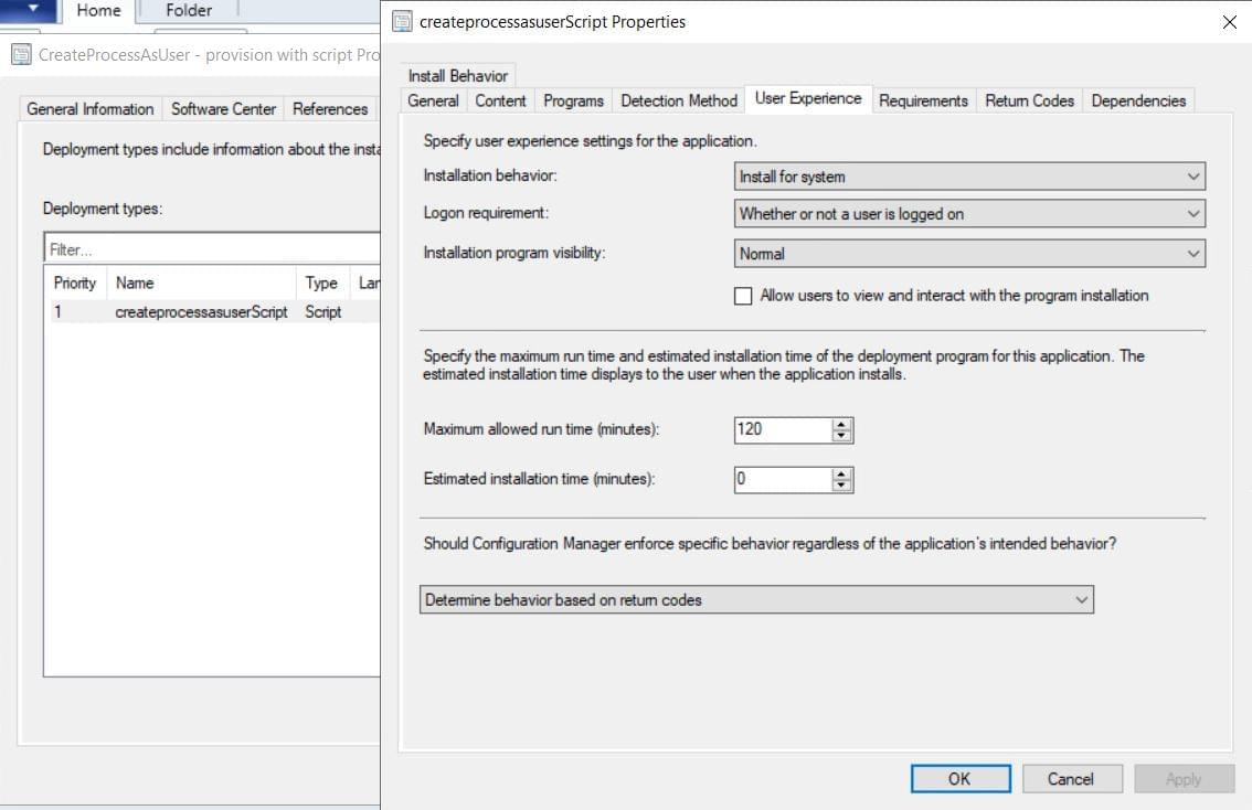 Application model