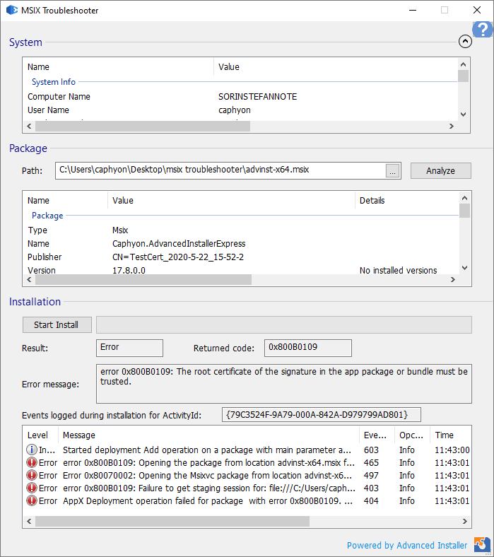 msix troubleshooter msix troubleshooter