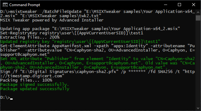 msix tweaker screenshot