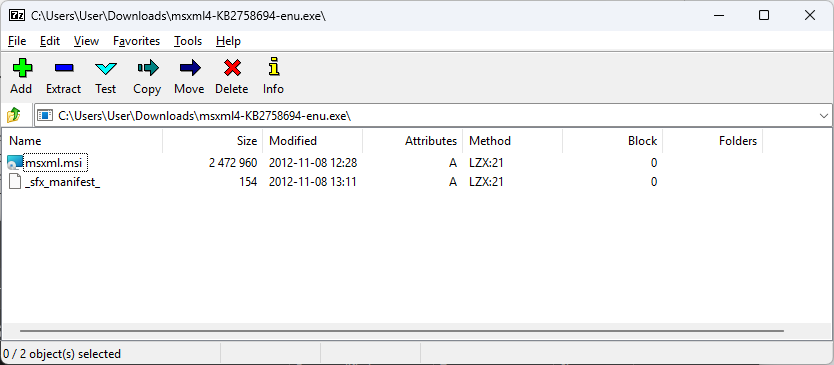 msi extracted from exe in command line