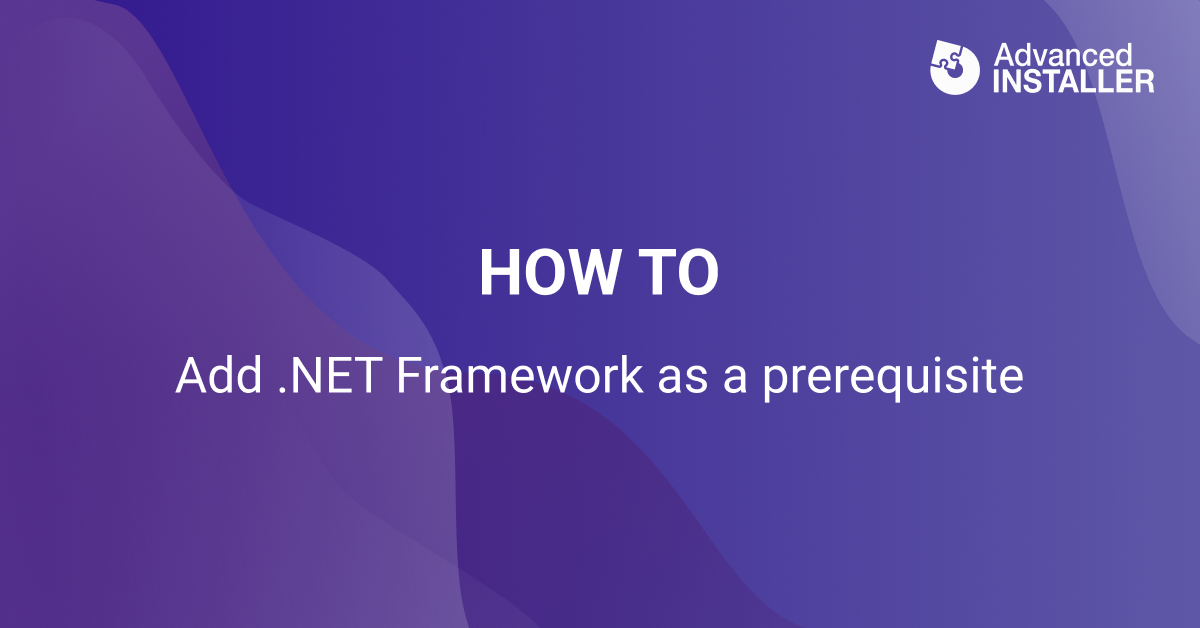 Net framework prerequisite install