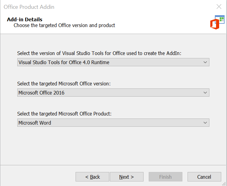 configure additional details for your Office Add-in