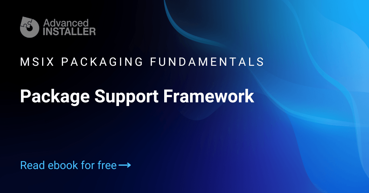 Packaging Program Support Package Support Framework