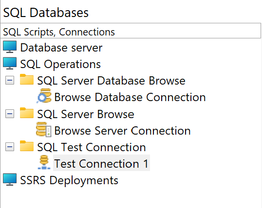 Sql operations