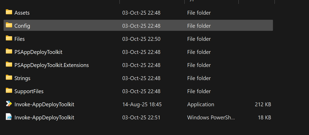 PSADT 4.x folder structure PSADT 4.x folder structure