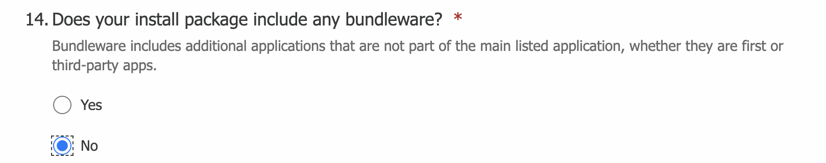 Bundleware Bundleware