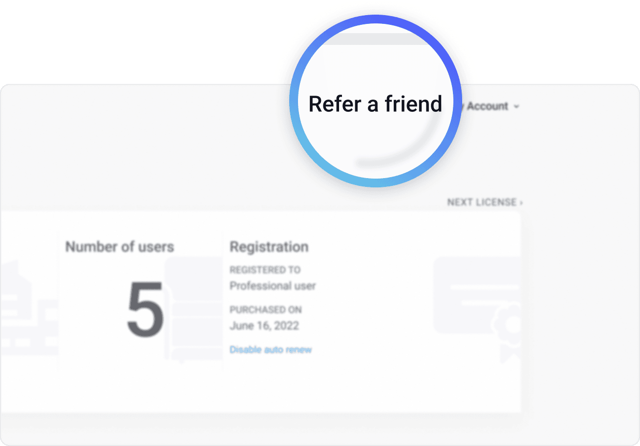 Step 2 - Click Refer a Friend in navigation menu