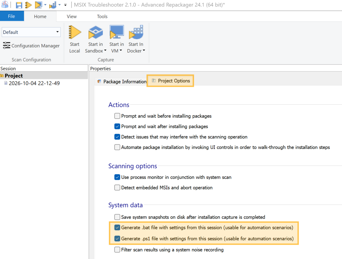 Generate batch file and PowerShell script Generate batch file and PowerShell script