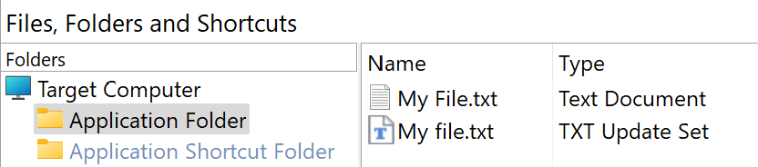 Files, Folders, and Shortcuts