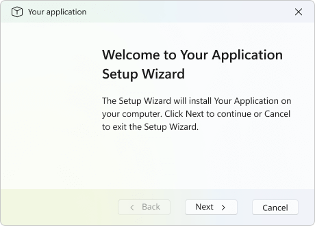 Advanced Installer Theme Frame
