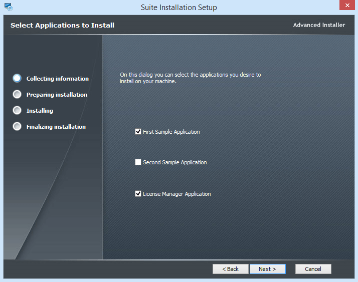 Creating Suite Installations