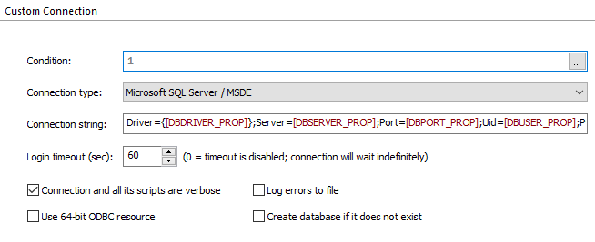 sql server connection string