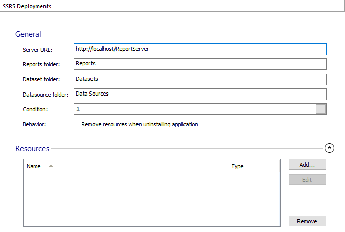 Ssrs deployment