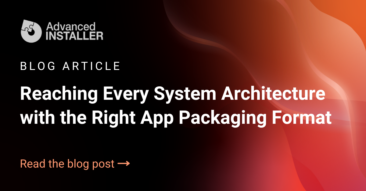 Understanding app package format and architectures